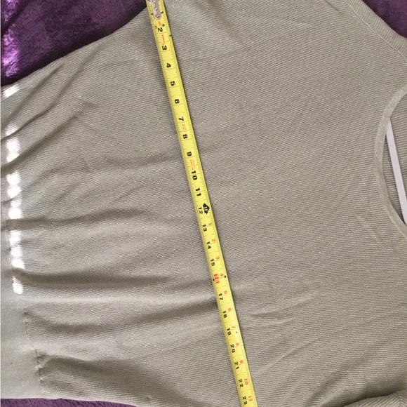 NWT CHICO’S SPARKLE Pull Over Round Neckline Long Sleeve SWEATER Cool Sage-XL-3 - Picture 10 of 16